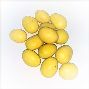 שקדים מצופים בשוקולד לבן200גר  (9.9שח ל100גר)