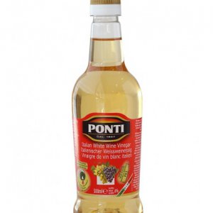 PONTI-חומץ בן יין לבן 500מל  (1.98שח ל100מל)